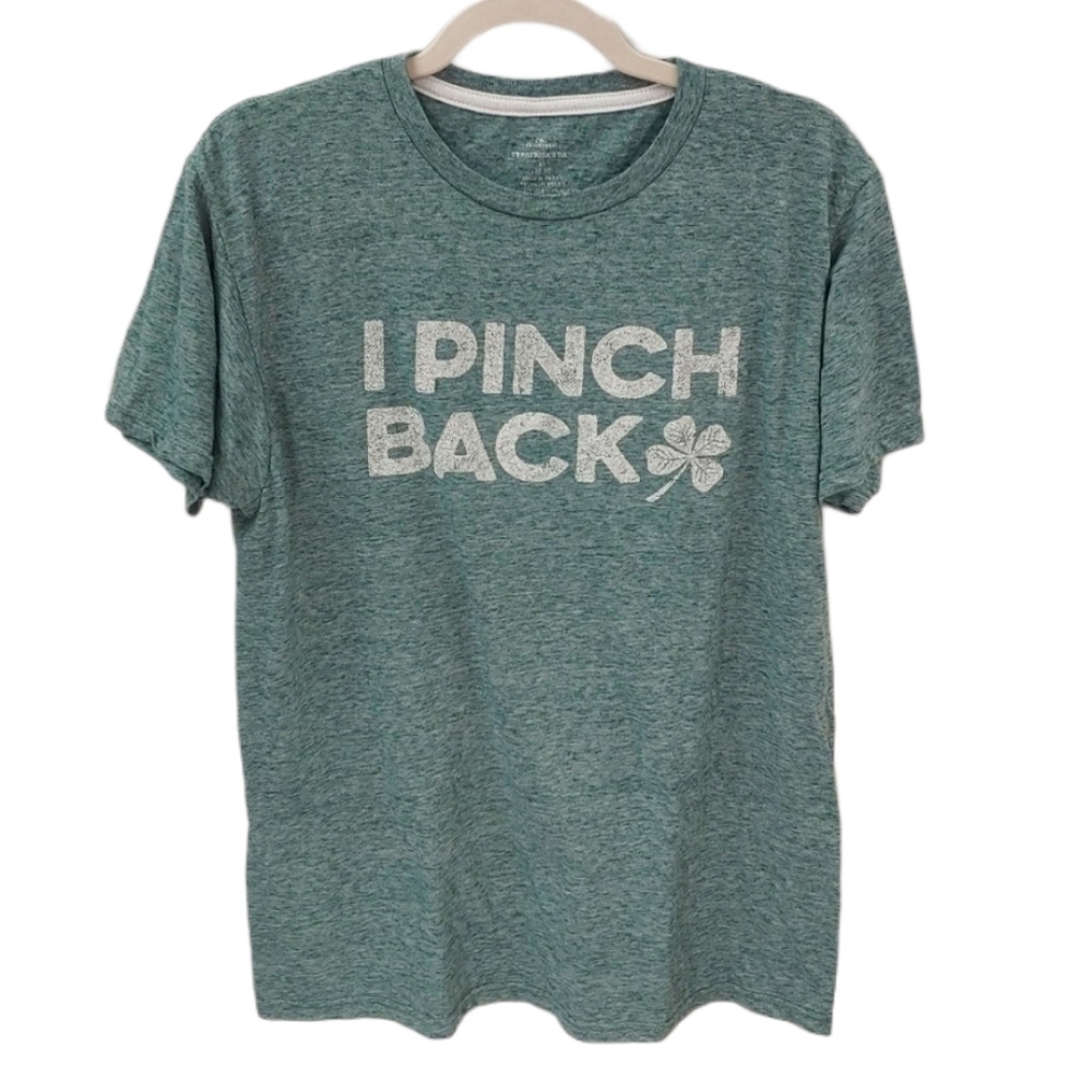 St. Patrick's Day T Shirt I Pinch Back Green